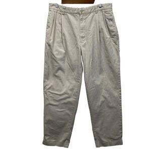 Polo Ralph Lauren Hammond Pant Mens 36x30 (35.5x29.25) Khaki Double Pleated VTG